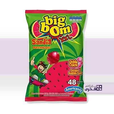 آبنبات چوبی هندوانه 48 عددی بیگ بوم کپل Big Boom sandia