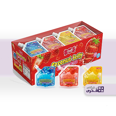 آبمیوه ژله‌ای‌ پاستیلی‌ کندی 20عددی (3طعم جور) Candy