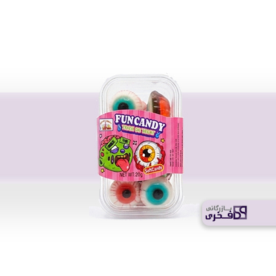 پاستیل خشک چشمی (۲۰گرمی) جعبه ۲۴ عدد  Fun Candy